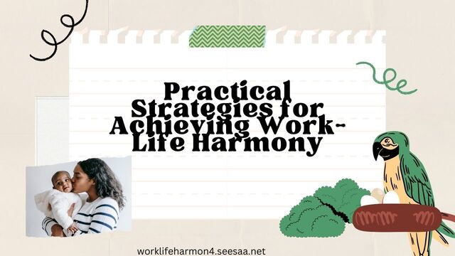 While work-life balance traditionally emphasized achieving: Work life ...